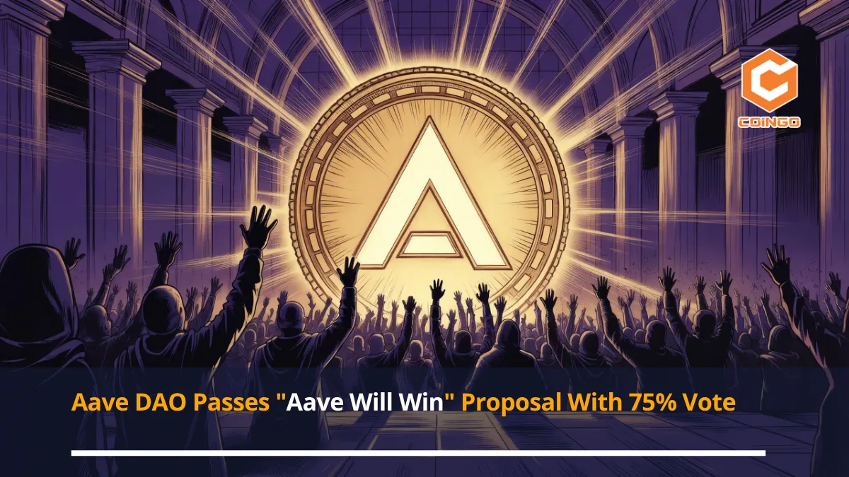 Aave DAO Passes "Aave Will Win" Proposal With 75% Vote