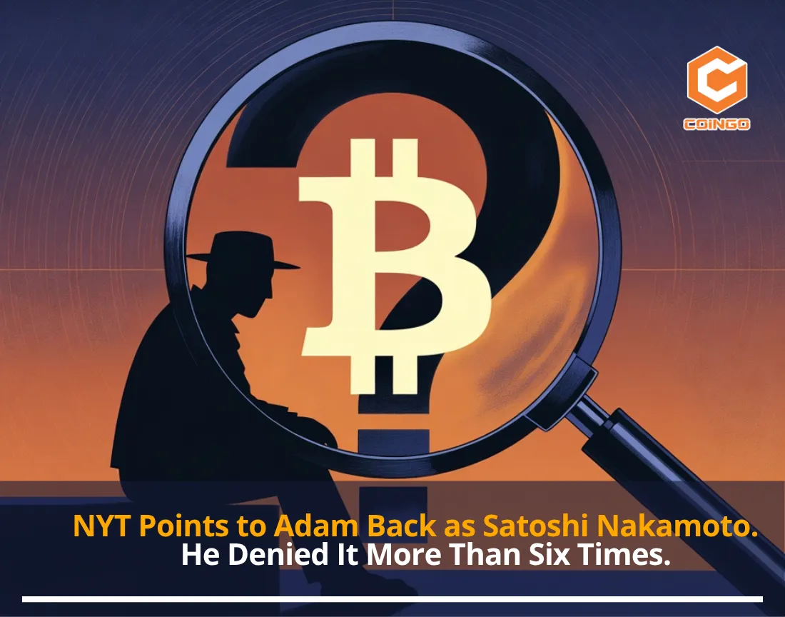 NYT Points to Adam Back as Satoshi Nakamoto. He Denied It More Than Six Times.