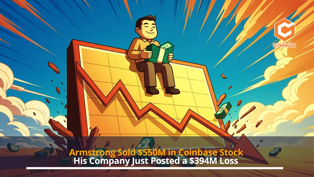 Armstrong Sold $550M in Coinbase Stock. His Company Just Posted a $394M Loss.