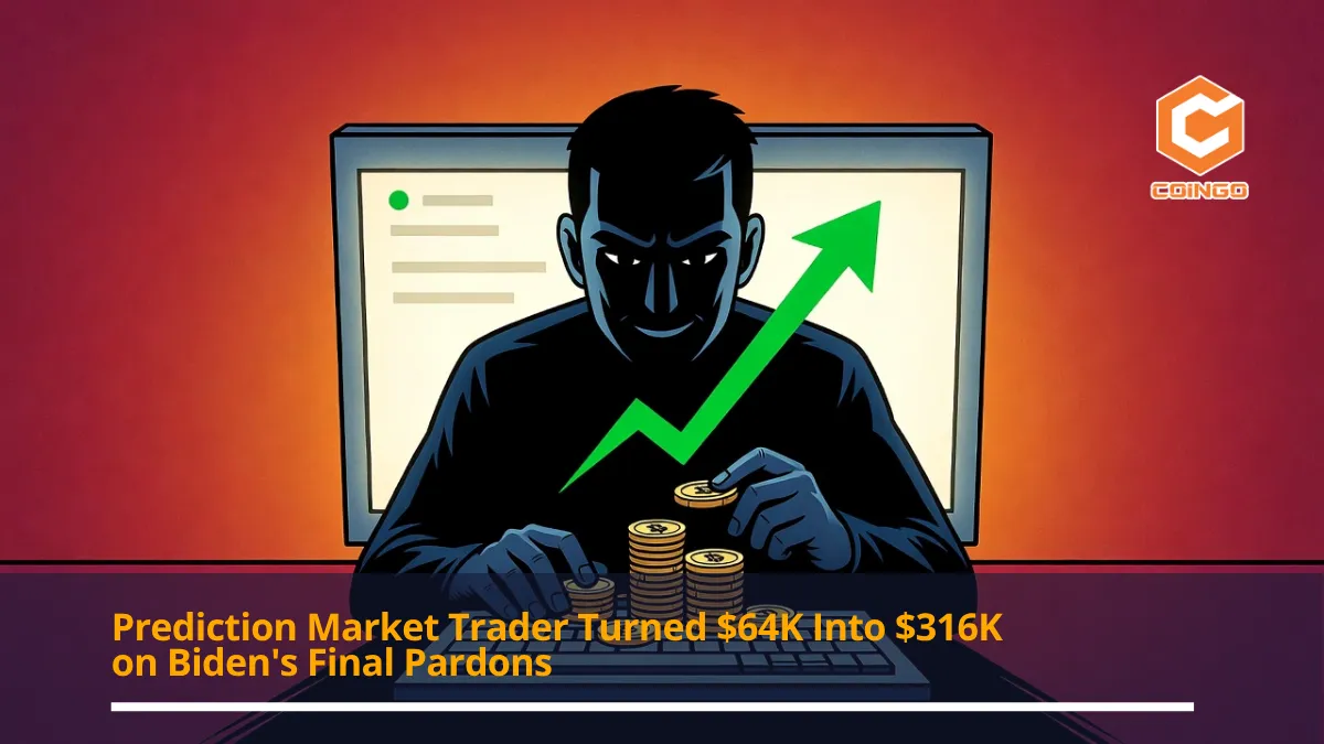 Prediction Market Trader Turned $64K Into $316K on Biden's Final Pardons