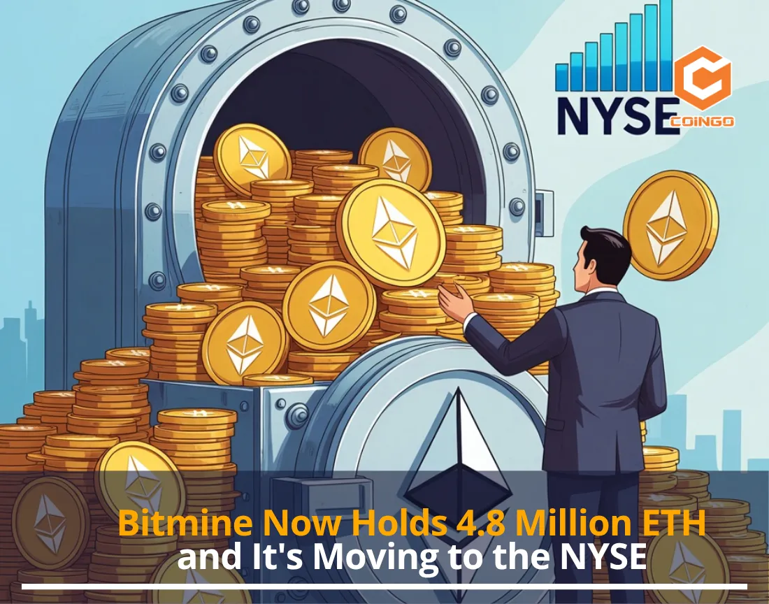 Bitmine Now Holds 4.8 Million ETH and It's Moving to the NYSE