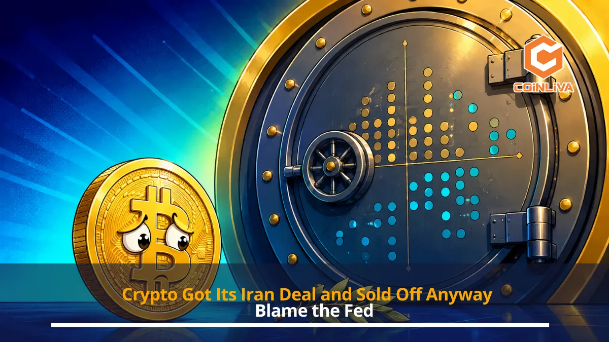 Crypto Got Its Iran Deal and Sold Off Anyway. Blame the Fed.