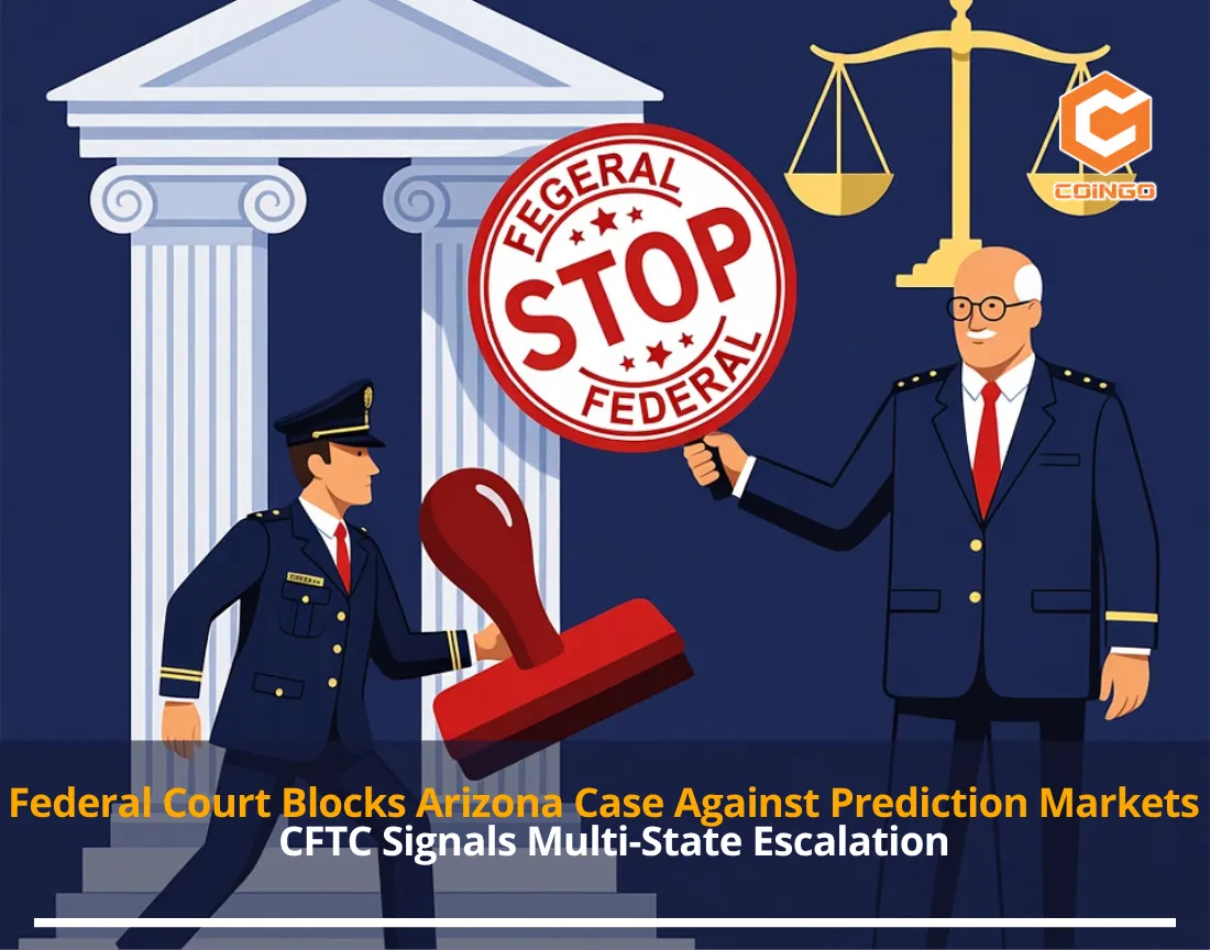 Federal Court Blocks Arizona's Criminal Case Against Prediction Markets — CFTC Signals Multi-State Escalation