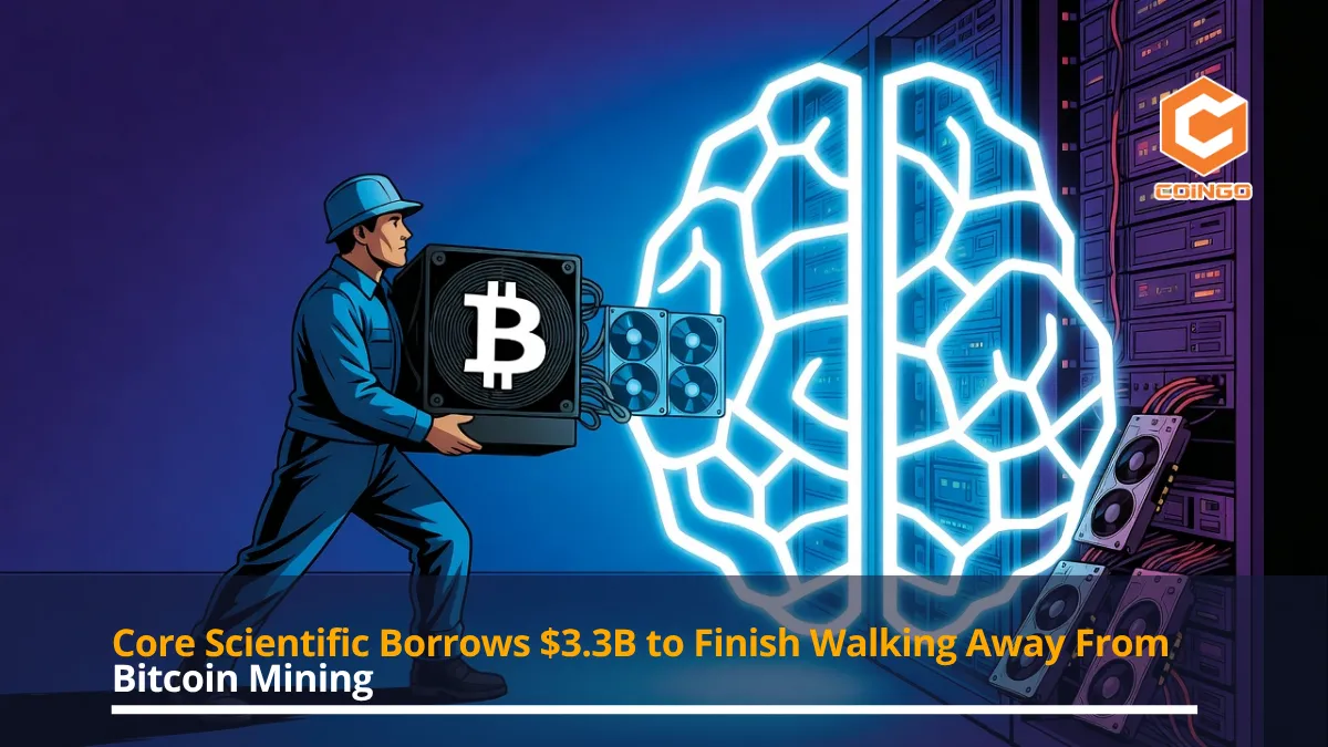 Core Scientific Borrows $3.3B to Finish Walking Away From Bitcoin Mining