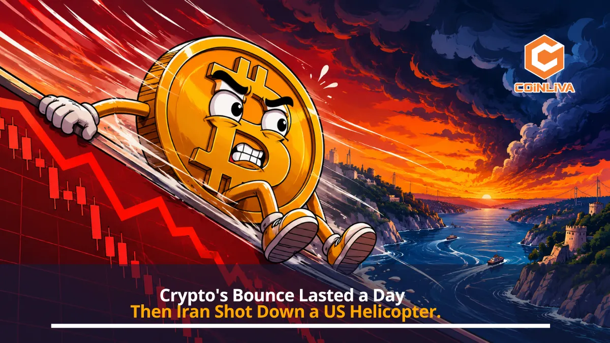 Crypto's Bounce Lasted a Day. Then Iran Shot Down a US Helicopter.