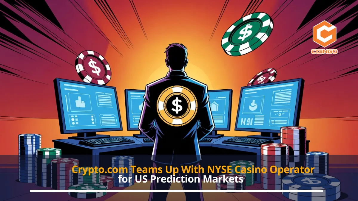 Crypto.com Teams Up With NYSE Casino Operator for US Prediction Markets