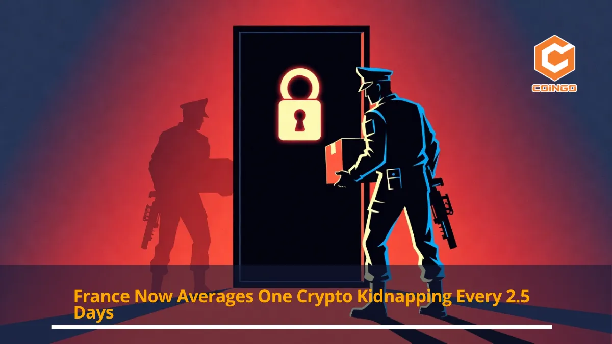 France Now Averages One Crypto Kidnapping Every 2.5 Days