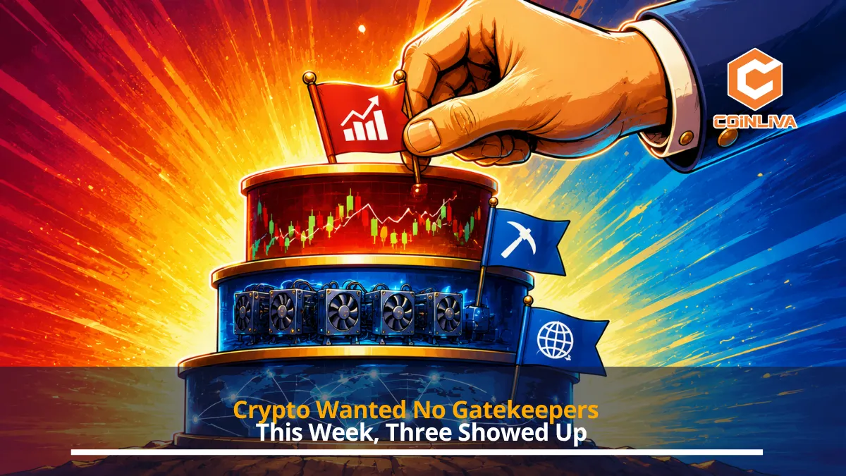 Crypto Wanted No Gatekeepers. This Week, Three Showed Up.