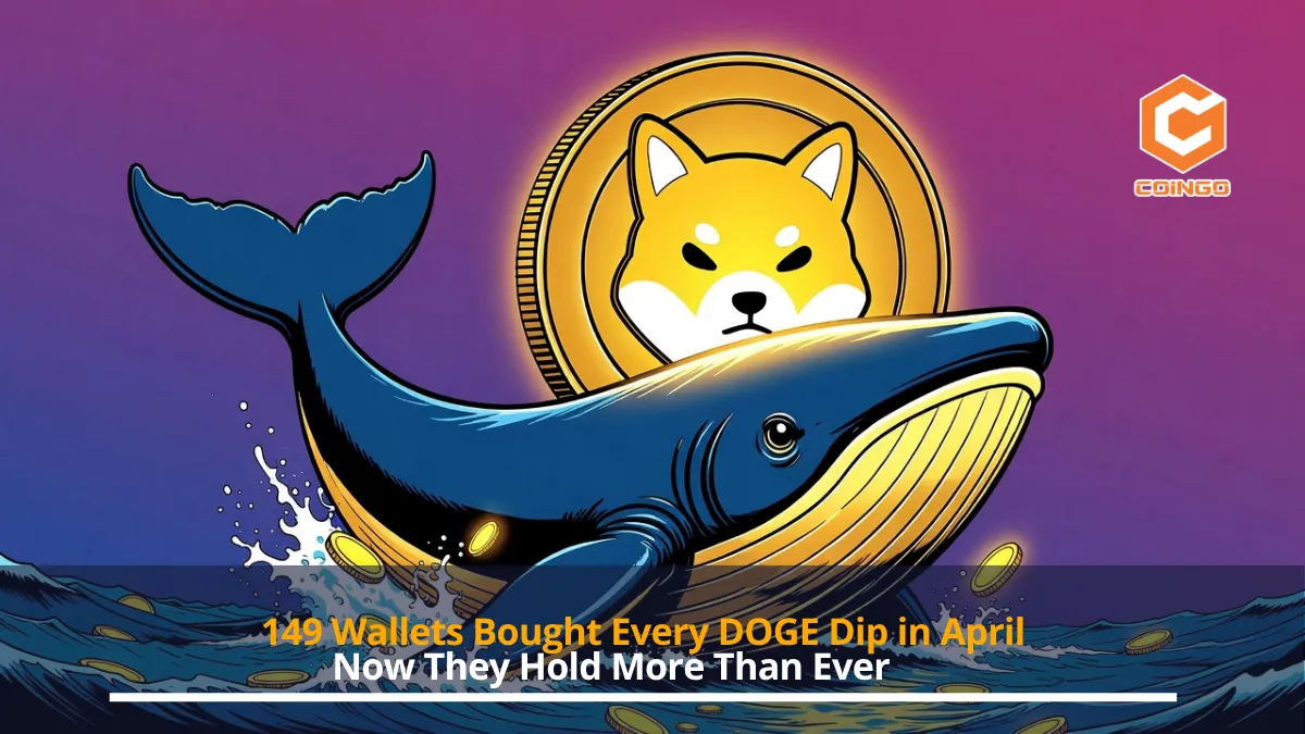 149 Wallets Bought Every DOGE Dip in April. Now They Hold More Than Ever