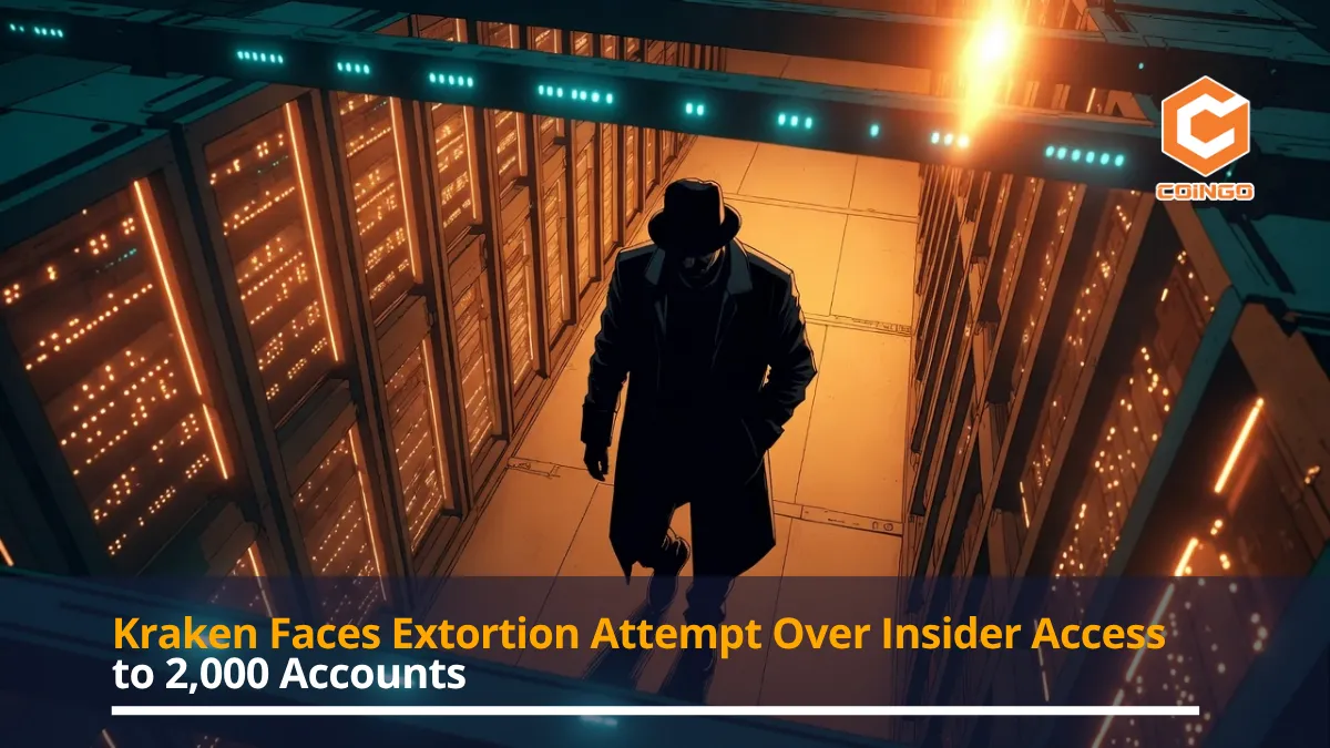 Kraken Faces Extortion Attempt Over Insider Access to 2,000 Accounts