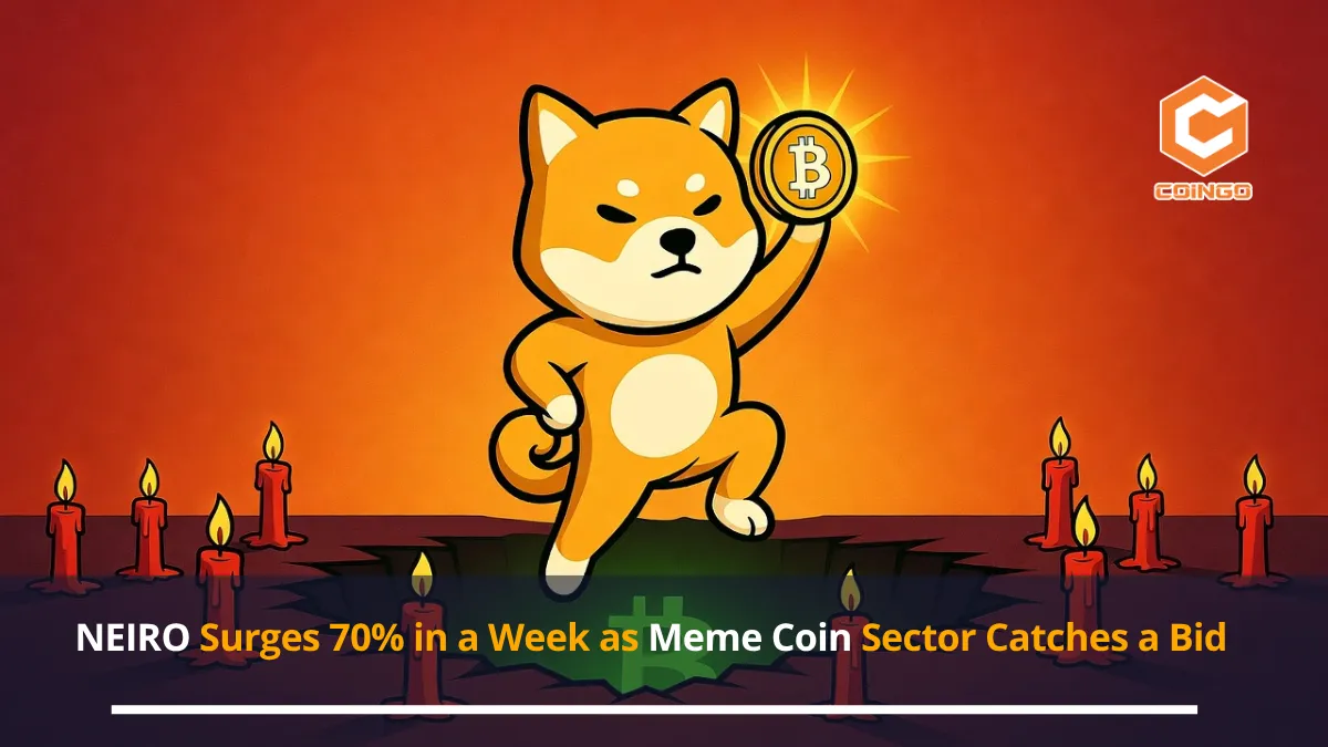 NEIRO Surges 70% in a Week as Meme Coin Sector Catches a Bid