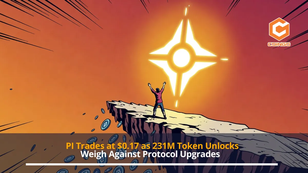 PI Trades at $0.17 as 231M Token Unlocks Weigh Against Protocol Upgrades