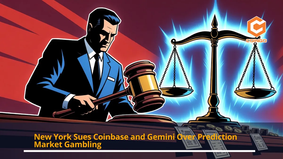 New York Sues Coinbase and Gemini Over Prediction Market Gambling