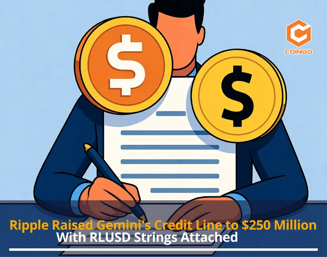 Ripple Raised Gemini's Credit Line to $250 Million — With RLUSD Strings Attached