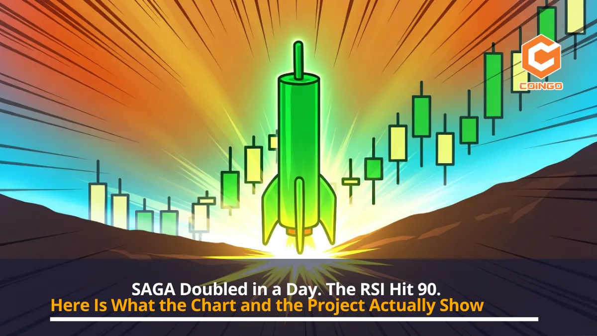 SAGA Doubled in a Day on Volume Nobody Saw Coming. The RSI Hit 90.