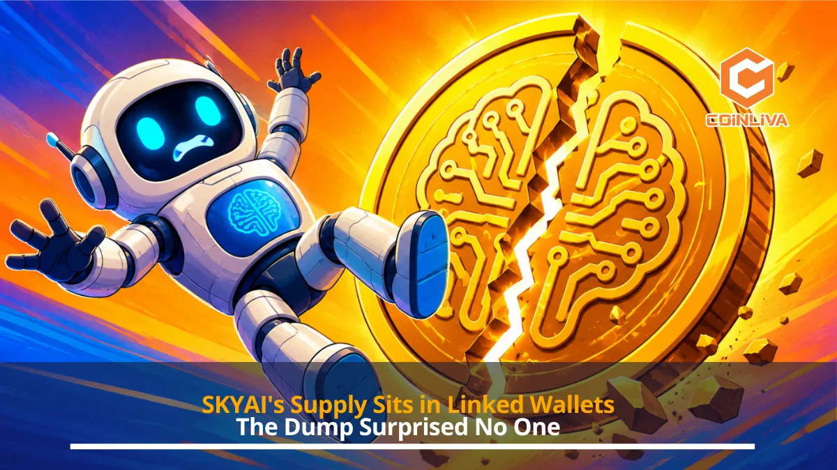 SKYAI's Supply Sits in Linked Wallets. The Dump Surprised No One