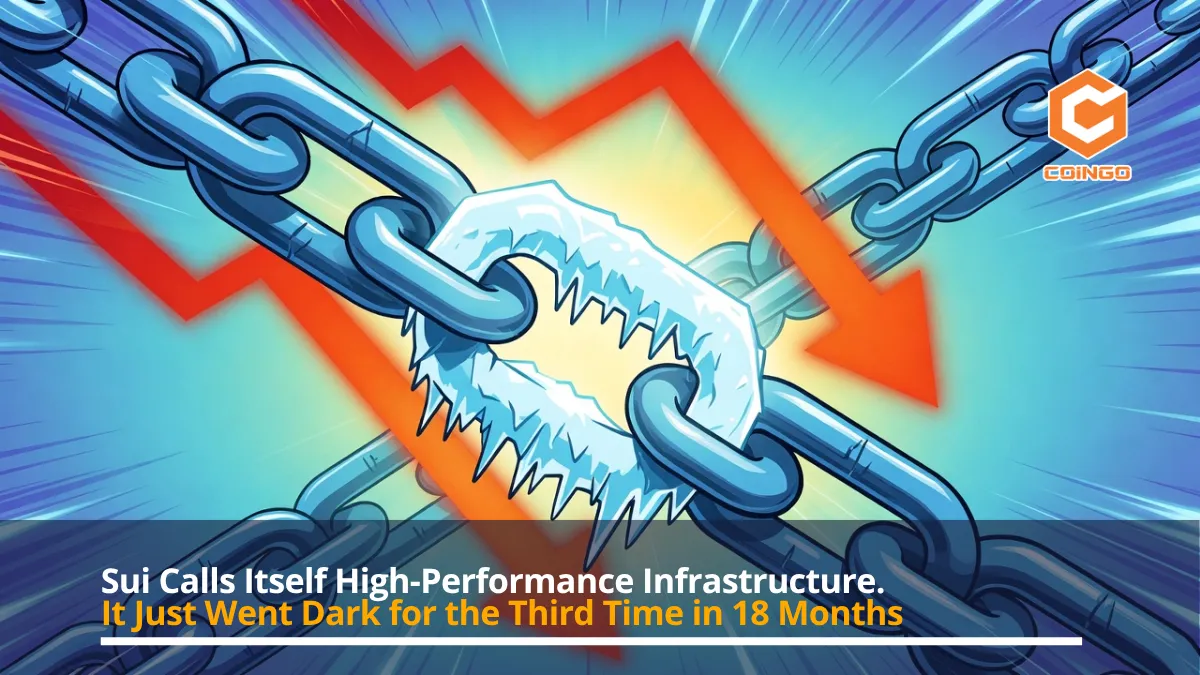Sui Calls Itself High-Performance Infrastructure. It Just Went Dark for the Third Time in 18 Months.