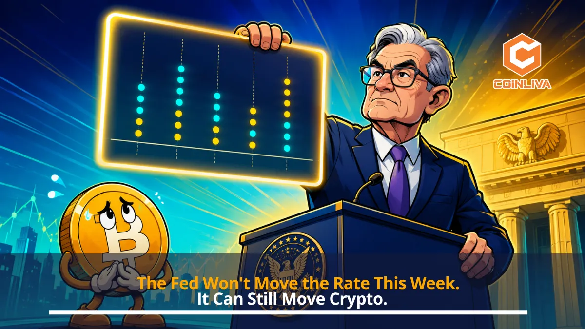 The Fed Won't Move the Rate This Week. It Can Still Move Crypto.