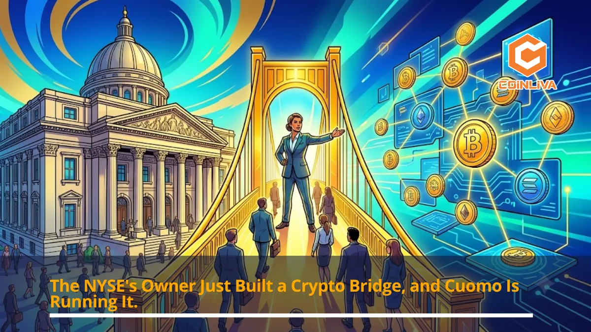 The NYSE's Owner Just Built a Crypto Bridge, and Cuomo Is Running It.