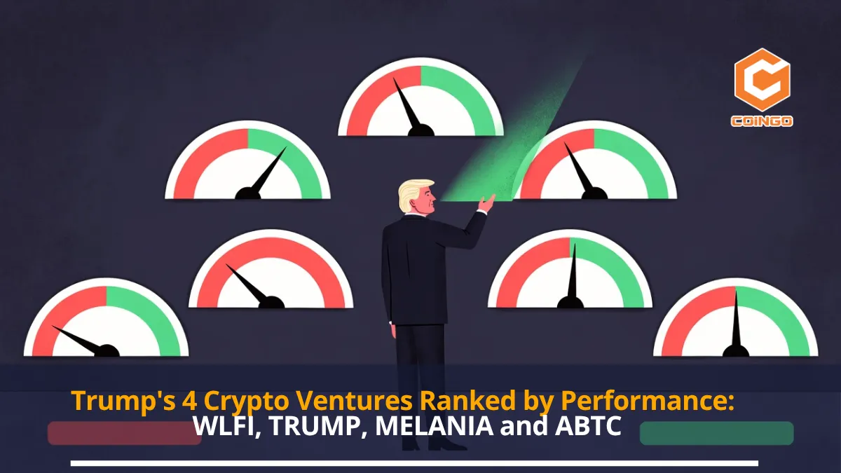 Trump's 4 Crypto Ventures Ranked by Performance: WLFI, TRUMP, MELANIA and ABTC