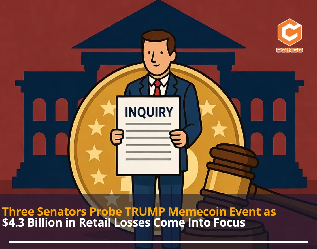 Three Senators Probe TRUMP Memecoin Event as $4.3 Billion in Retail Losses Come Into Focus