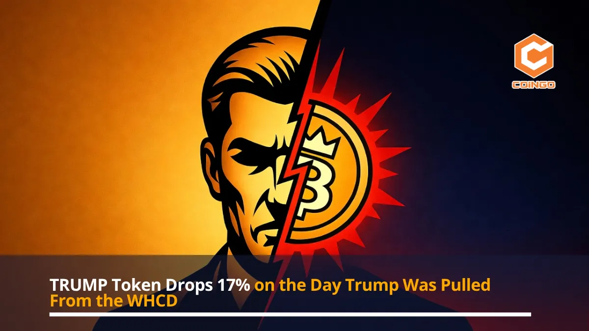 TRUMP Token Drops 17% on the Day Trump Was Pulled From the WHCD
