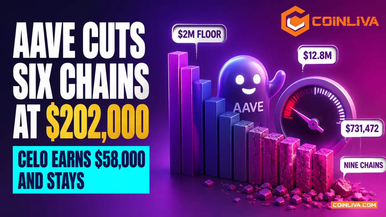 Aave Is Cutting Sonic at $202,000. Celo Earns $58,000 and Stays.