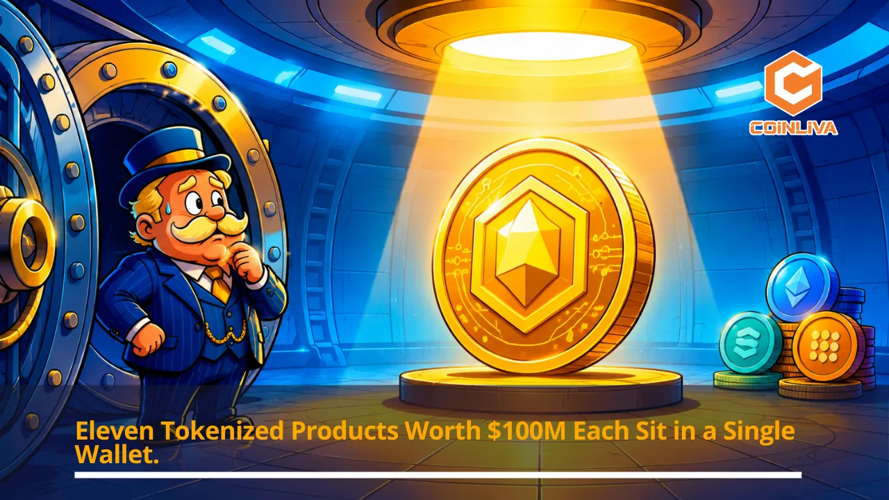 Eleven Tokenized Products Worth $100M Each Sit in a Single Wallet.