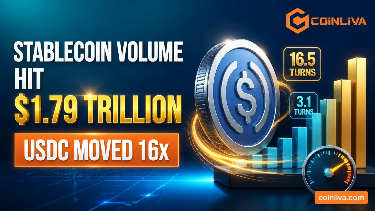 Stablecoin Volume Set a Record in June. USDC Moved 16x Its Supply.