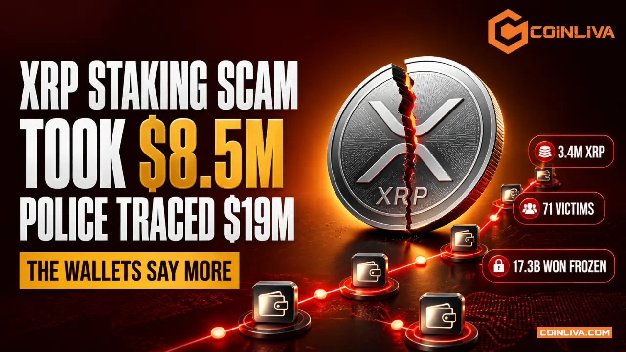 The XRP Staking Scam Took $8.5M. Police Traced $19M in the Wallets.