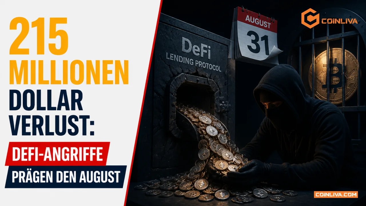215 Millionen Dollar Verlust: DeFi-Angriffe prägen den August
