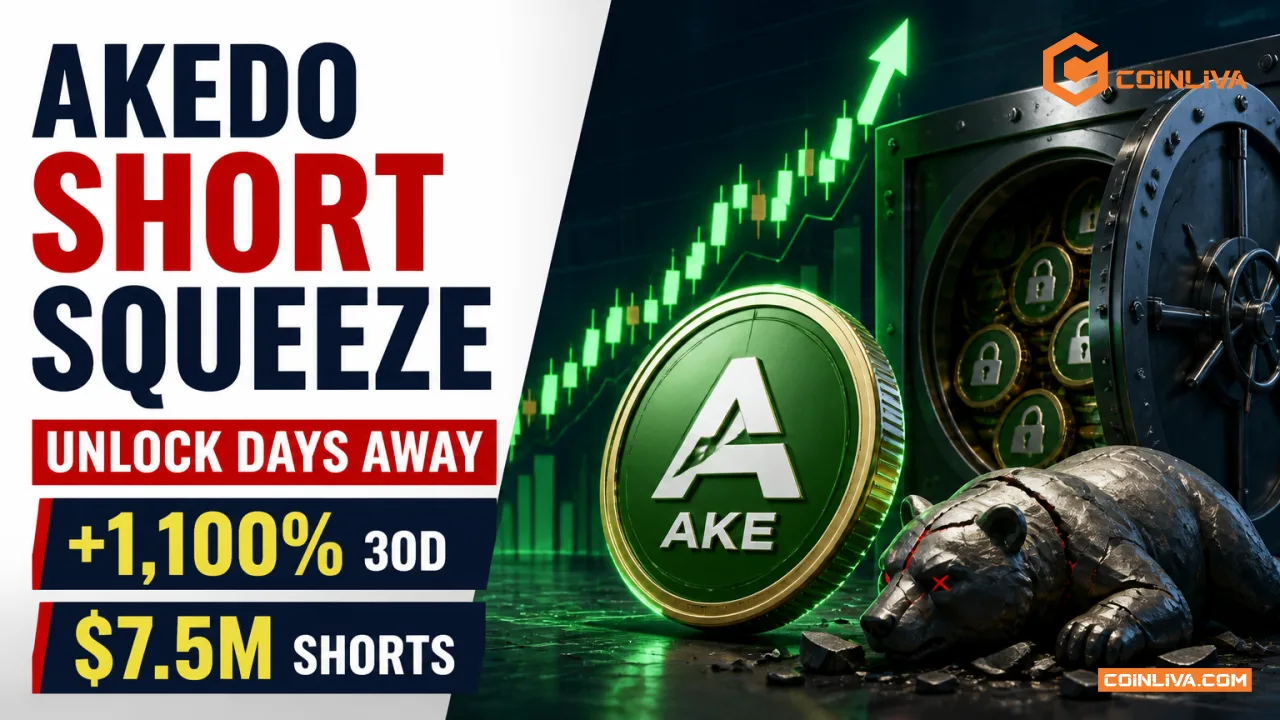 A $7.5M Short Squeeze Lifted Akedo. The Unlock Is Days Away.