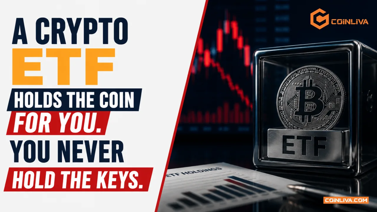 A Crypto ETF Holds the Coin for You. You Never Hold the Keys.