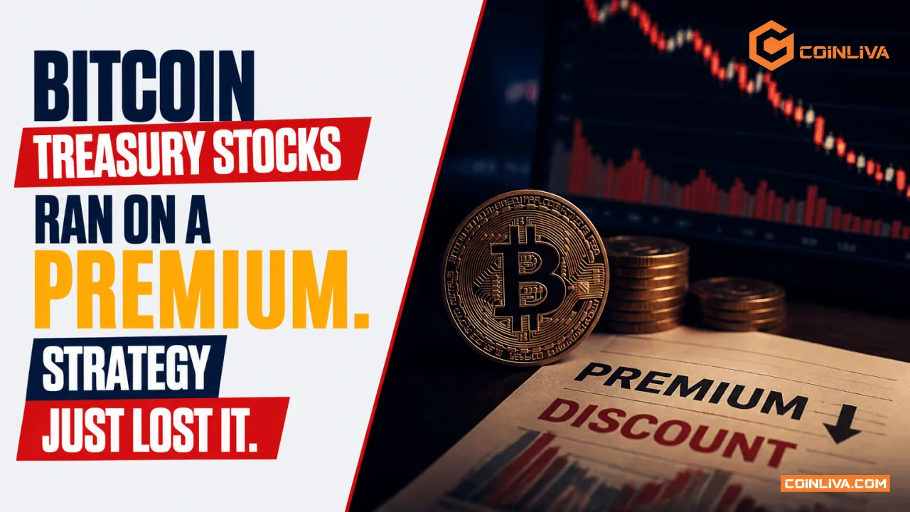 Bitcoin Treasury Stocks Ran on a Premium. Strategy Just Lost It.