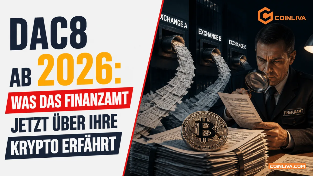 DAC8 ab 2026: Was das Finanzamt jetzt über Ihre Krypto erfährt