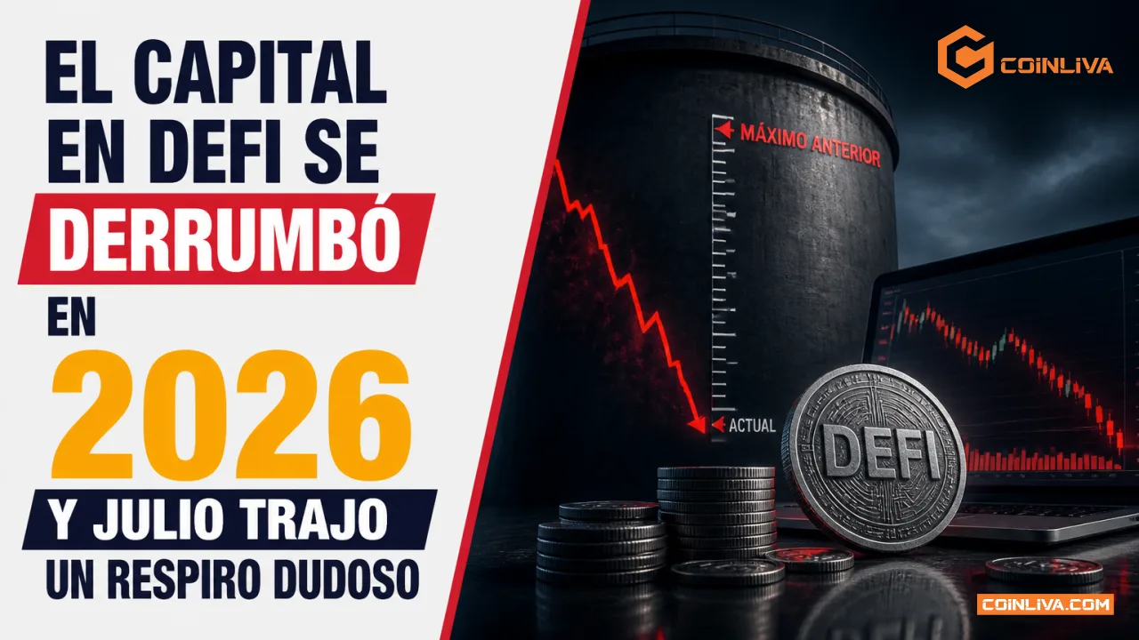 El capital en DeFi se derrumbó en 2026 y julio trajo un respiro dudoso