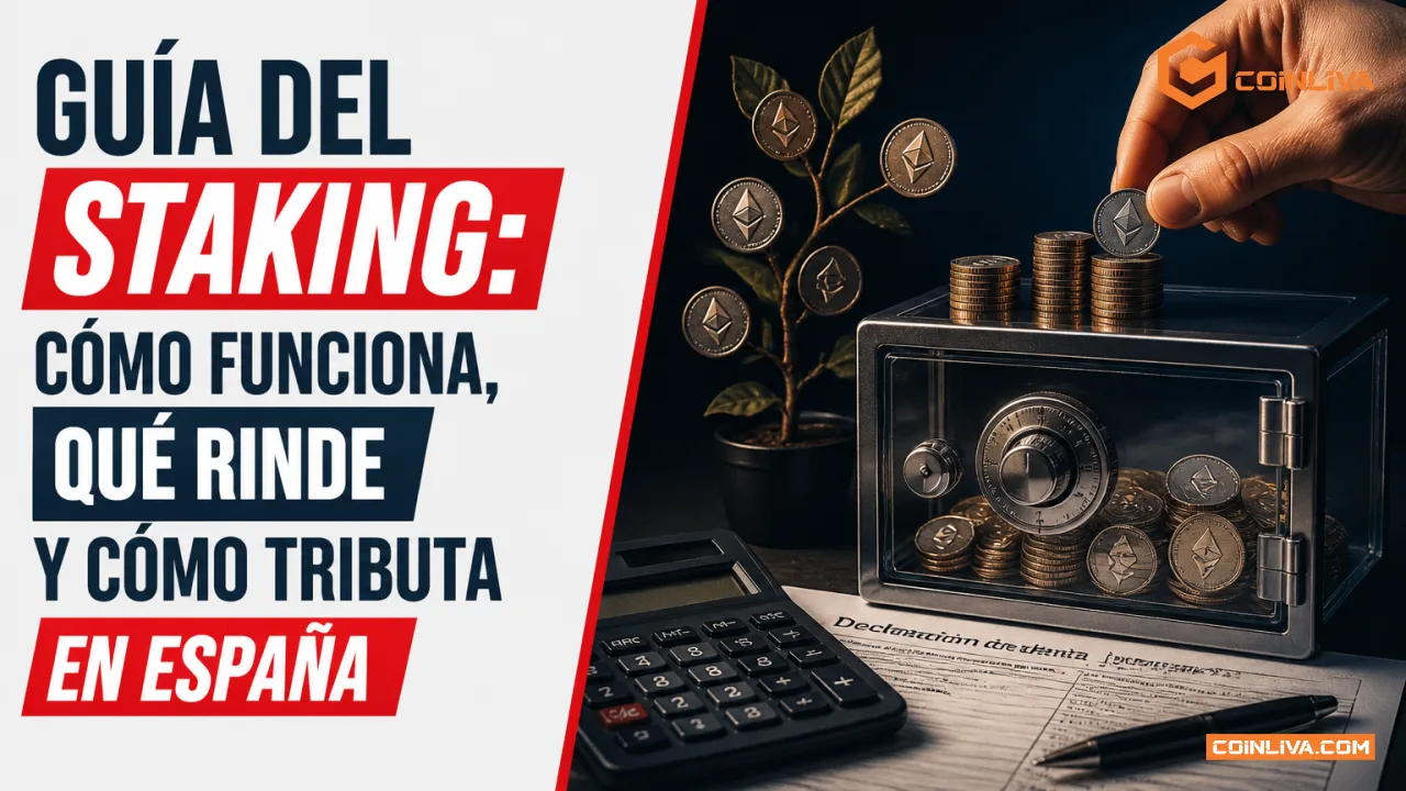 Guía del staking: cómo funciona, qué rinde y cómo tributa en España