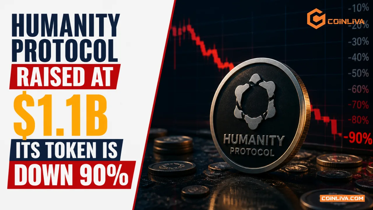 Humanity Protocol Raised at $1.1B. Its Token Is Down 90%.
