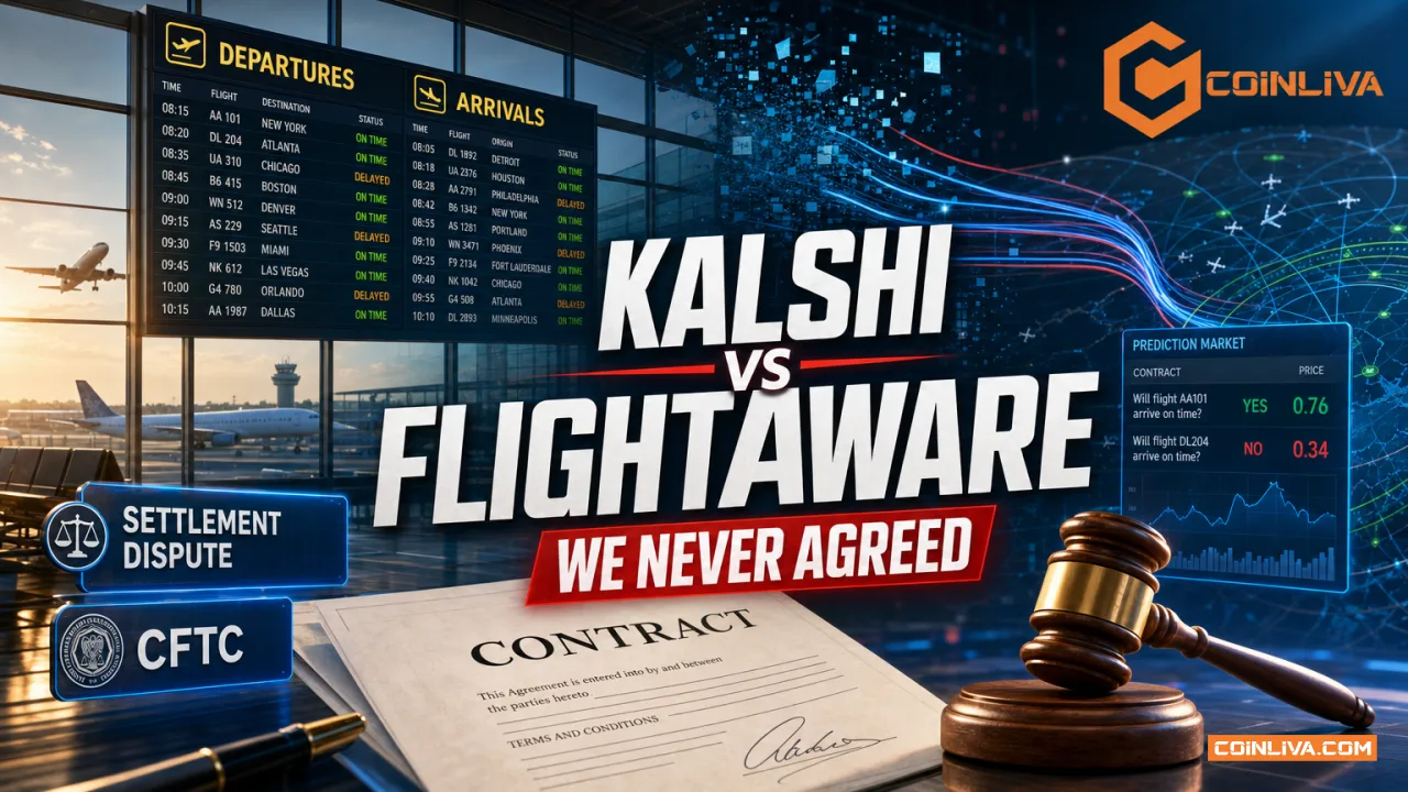 Kalshi's Flight Contracts Settle on FlightAware Data. FlightAware Says It Never Agreed.