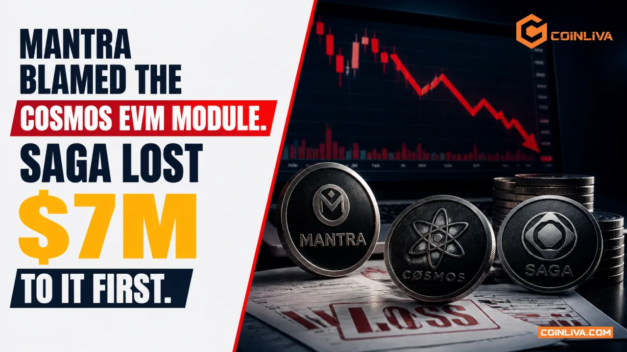 MANTRA Blamed the Cosmos EVM Module. Saga Lost $7M to It First.