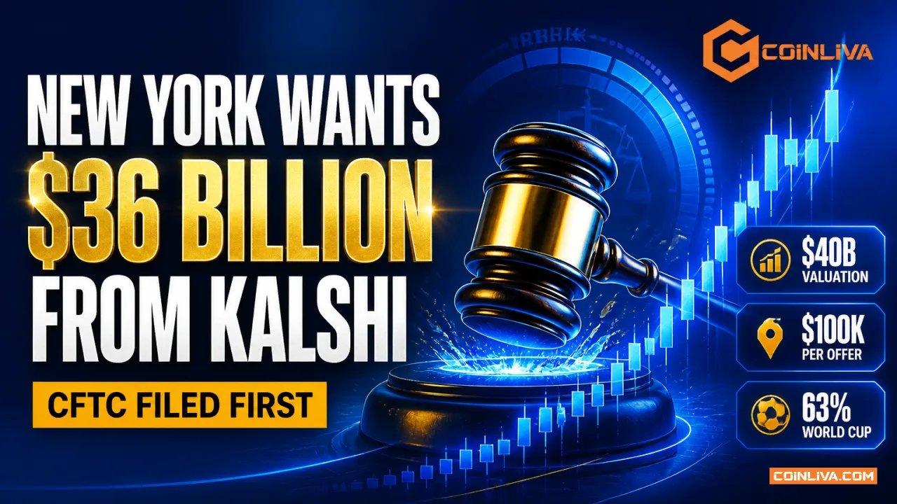 New York Wants $36 Billion From Kalshi. Kalshi Is Raising at $40B.