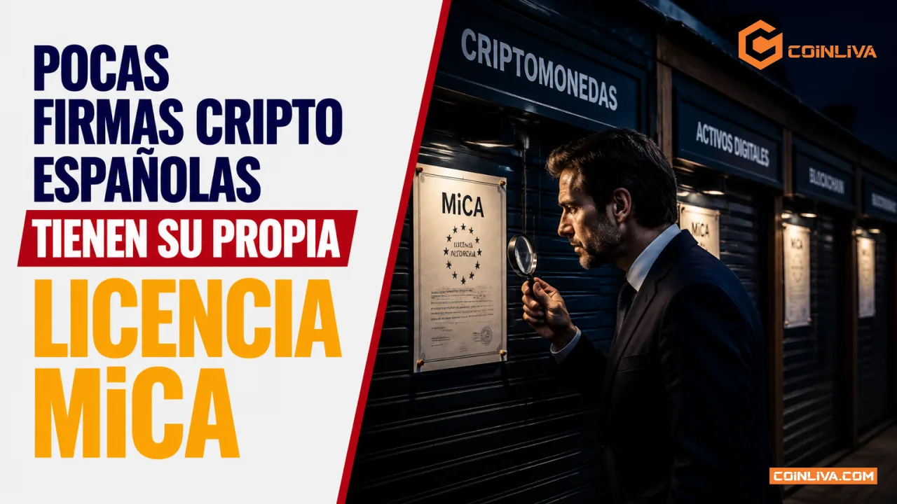 Pocas firmas cripto españolas tienen su propia licencia MiCA
