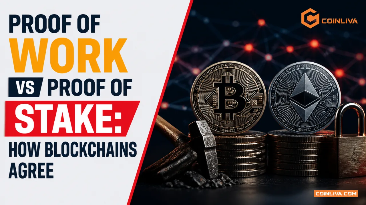 Proof of Work vs Proof of Stake: How Blockchains Agree