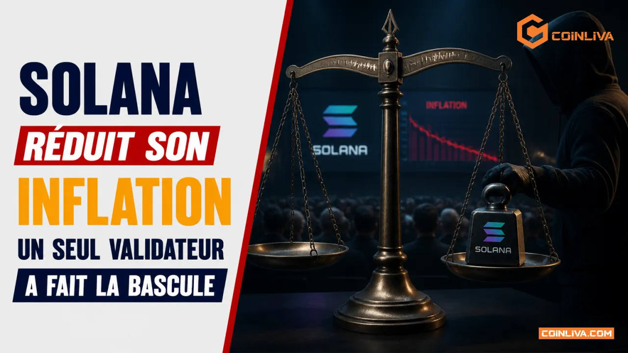 Solana réduit son inflation, un seul validateur a fait la bascule