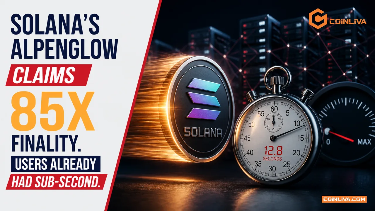 Solana's Alpenglow Claims 85x Finality. Users Already Had Sub-Second.