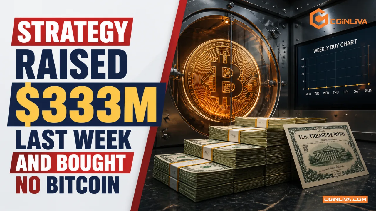 Strategy Raised $333M Last Week and Bought No Bitcoin