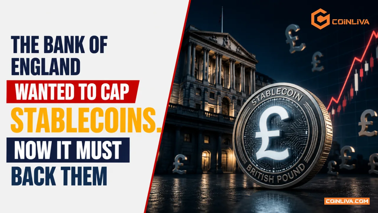 The Bank of England Wanted to Cap Stablecoins. Now It Must Back Them