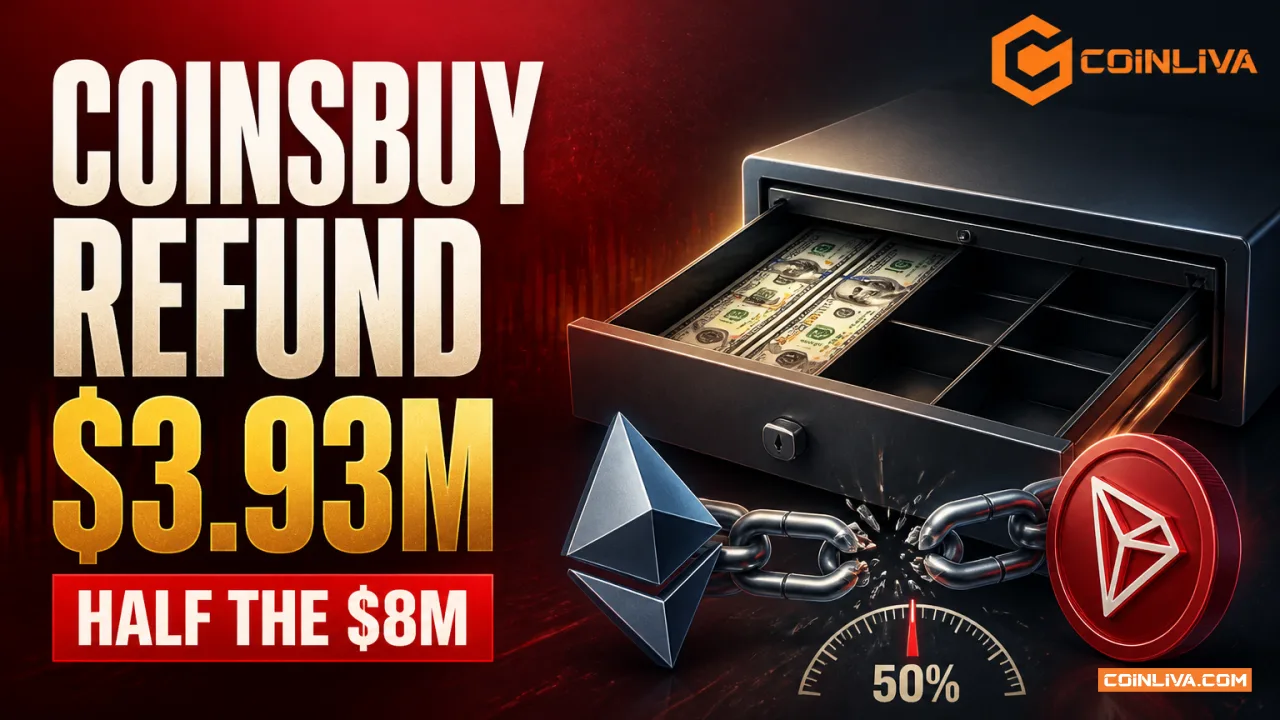 The Coinsbuy Hack Refund Stopped at Half the $8 Million
