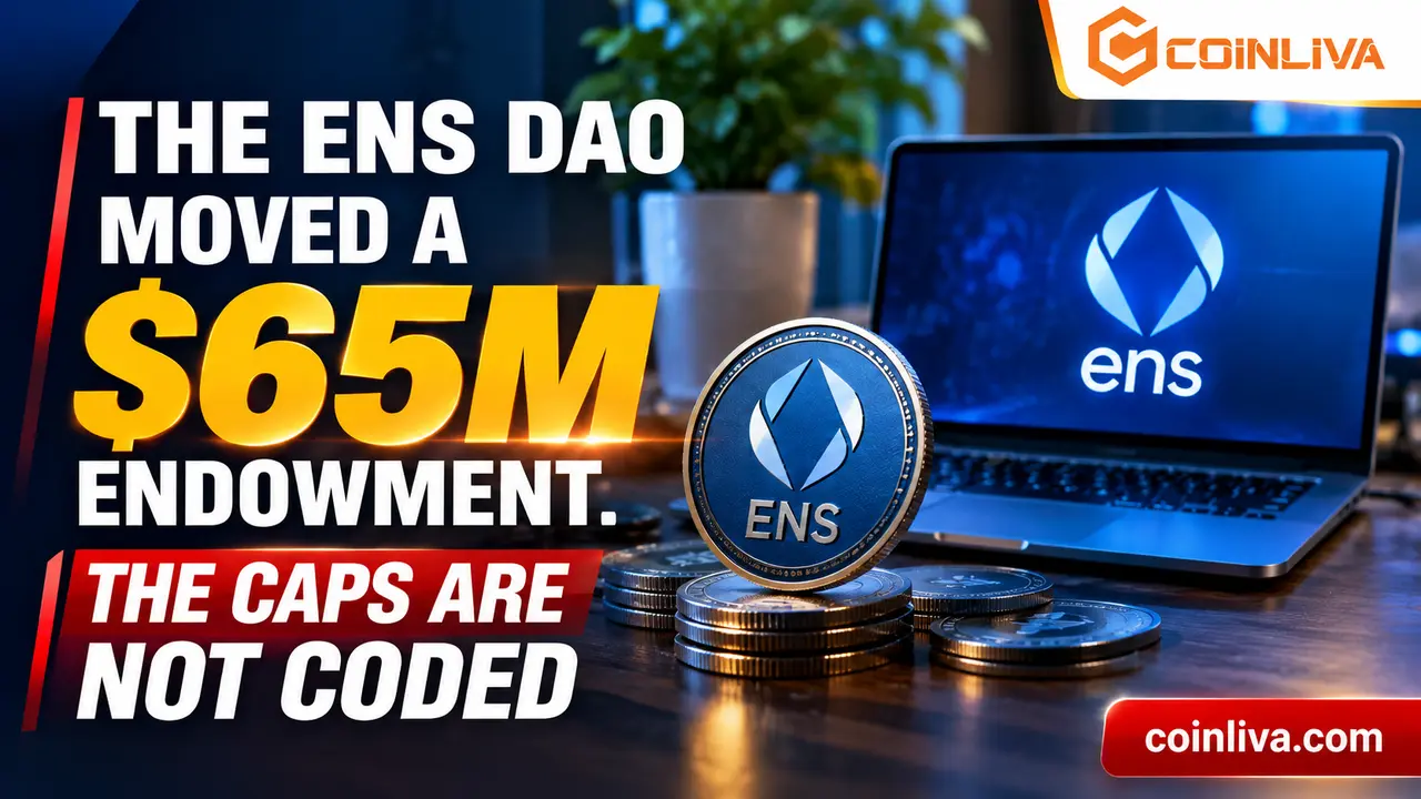 The ENS DAO Moved a $65M Endowment. The Caps Are Not Coded.