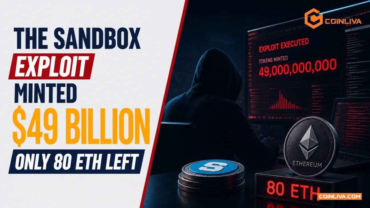 The Sandbox Exploit Minted $49 Billion. Only 80 ETH Left.
